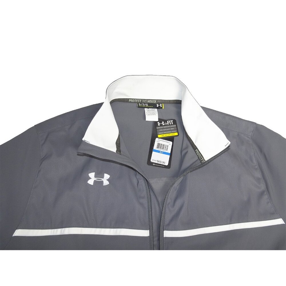 Under Armour Men’s Jacket All Seasons Gear Steel Reflective Logo Loose Fit 3XLT - Picture 4 of 7